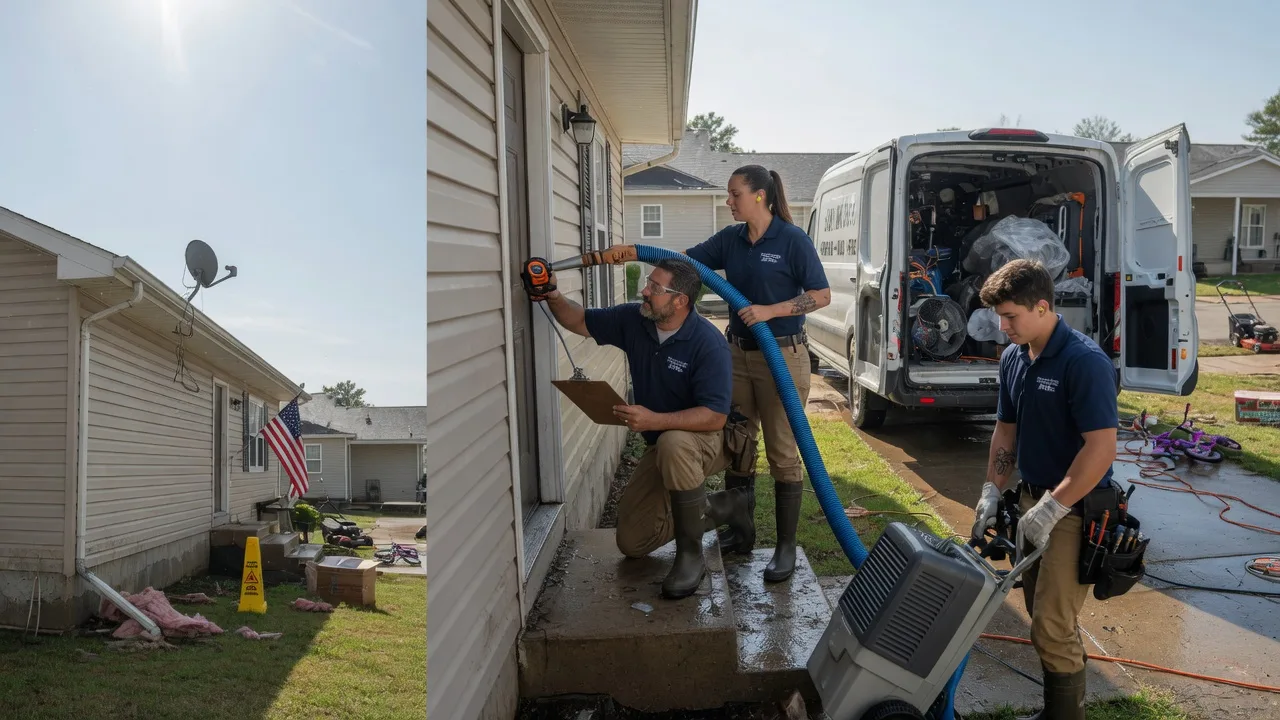 Ceiling Water Damage Restoration in Jamestown, IN near me